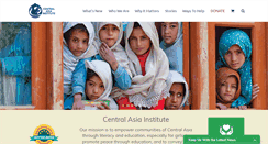 Desktop Screenshot of centralasiainstitute.org